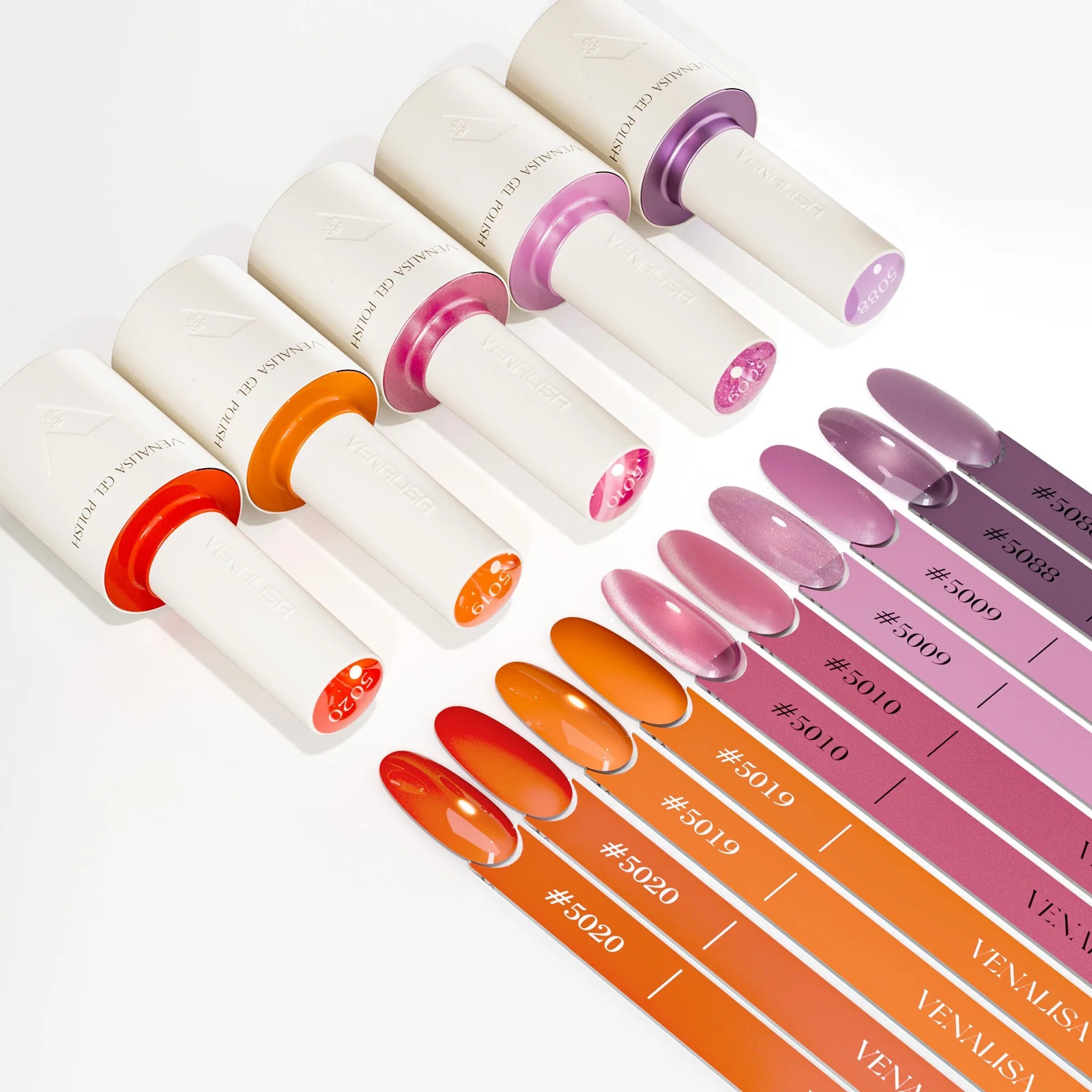 Venalisa 5 db-os UV/LED Gél lakk szett - 5x10 ml - V2504 2