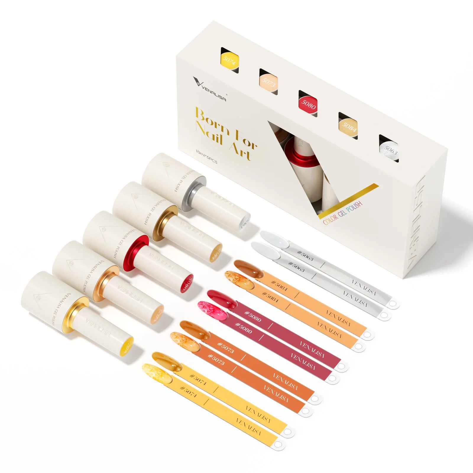 Venalisa 5 db-os UV/LED Gél lakk szett - 5x10 ml - V2509 2