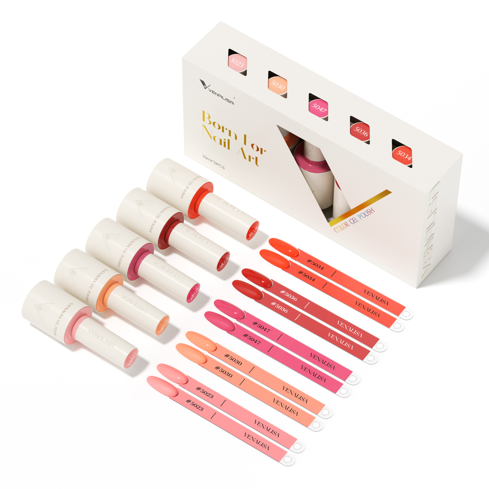 Venalisa 5 db-os UV/LED Gél lakk szett - 5x10 ml - V2501 7
