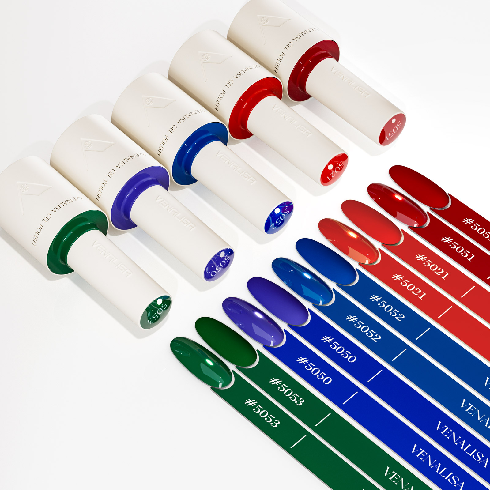 Venalisa 5 db-os UV/LED Gél lakk szett - 5x10 ml - V2506 5