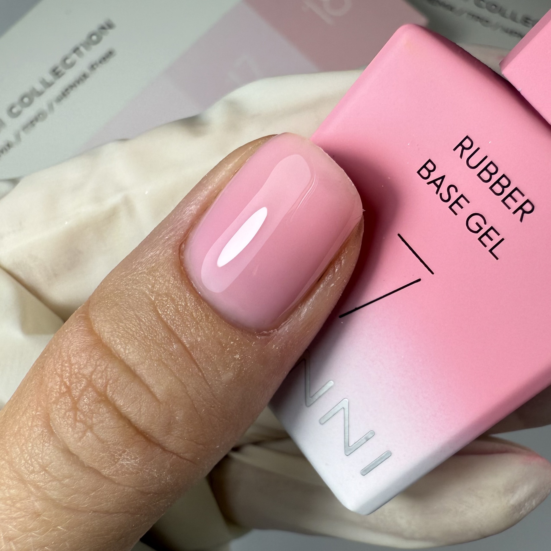 CANNI HEMA FREE Rubber Base Gel - 9 ml - X07 Baby Pink 2