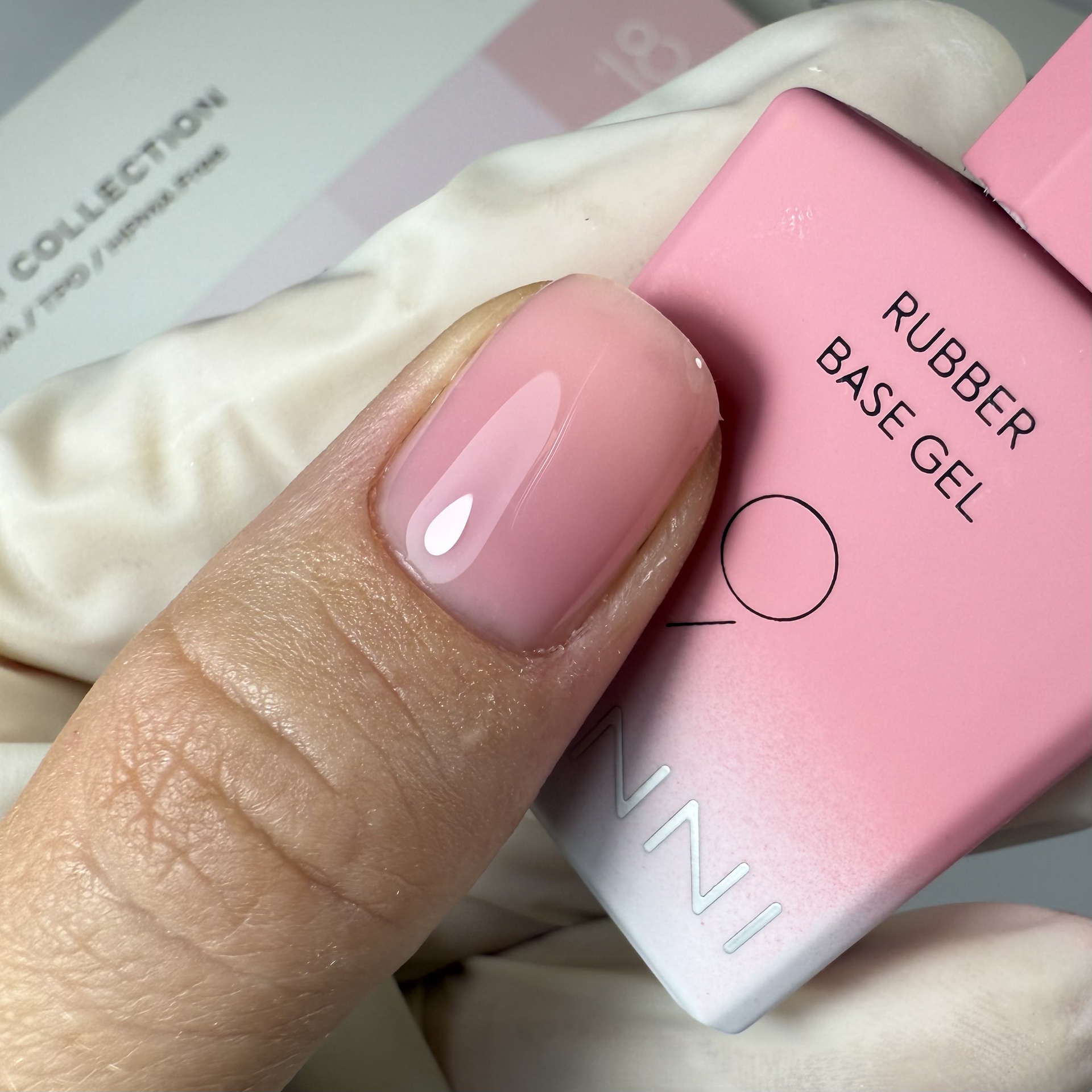 CANNI HEMA FREE Rubber Base Gel - 9 ml - X09 Cover Pink 2