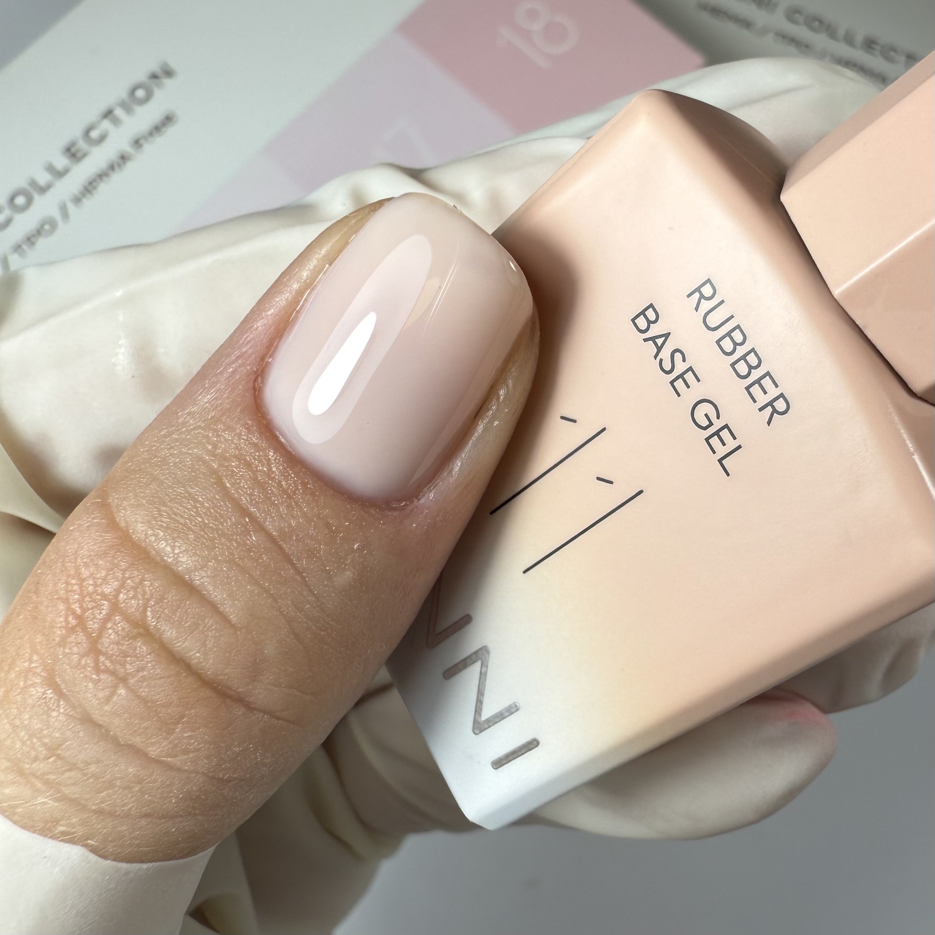 CANNI HEMA FREE Rubber Base Gel - 9 ml - X11 Light Beige 2