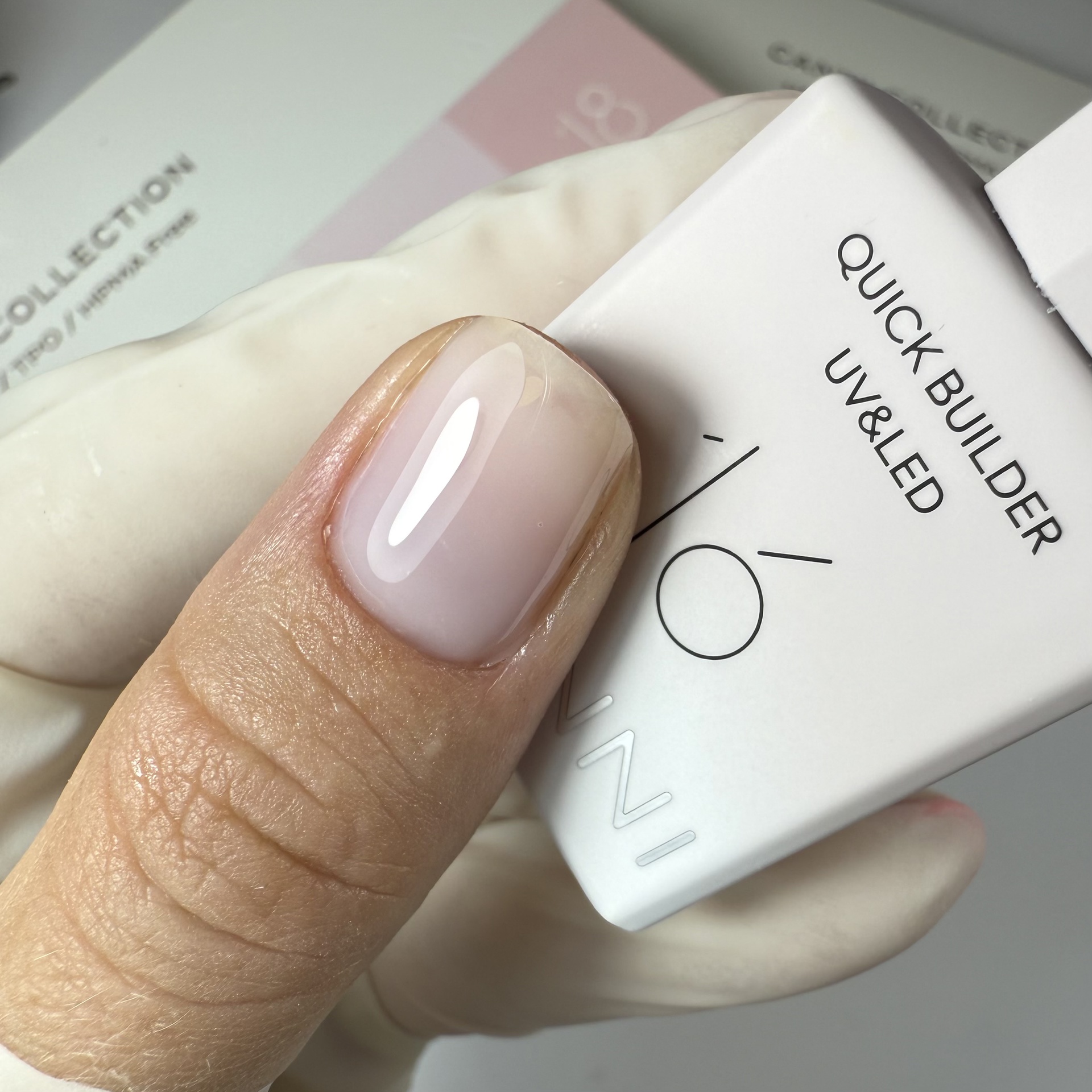 CANNI HEMA FREE Quick Builder Gel - 9 ml - X16 Milky Pink 2