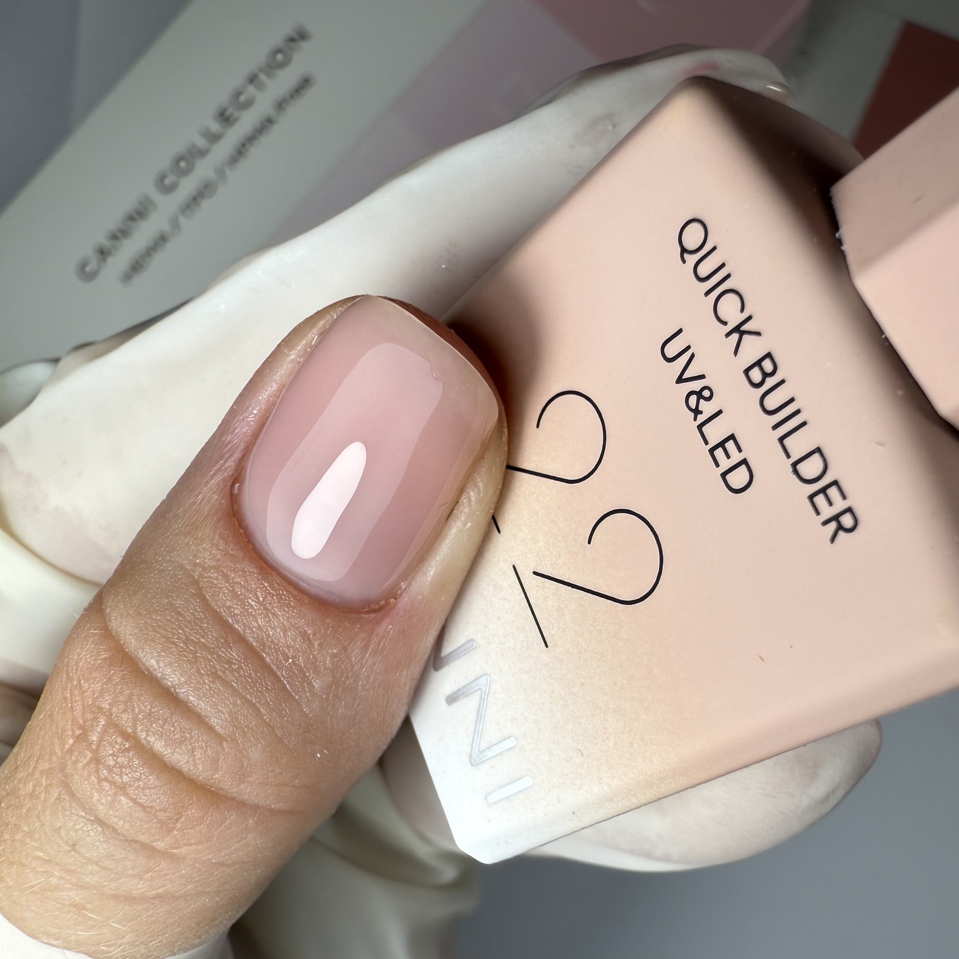 CANNI HEMA FREE Quick Builder Gel - 9 ml - X22 Warm Beige 2