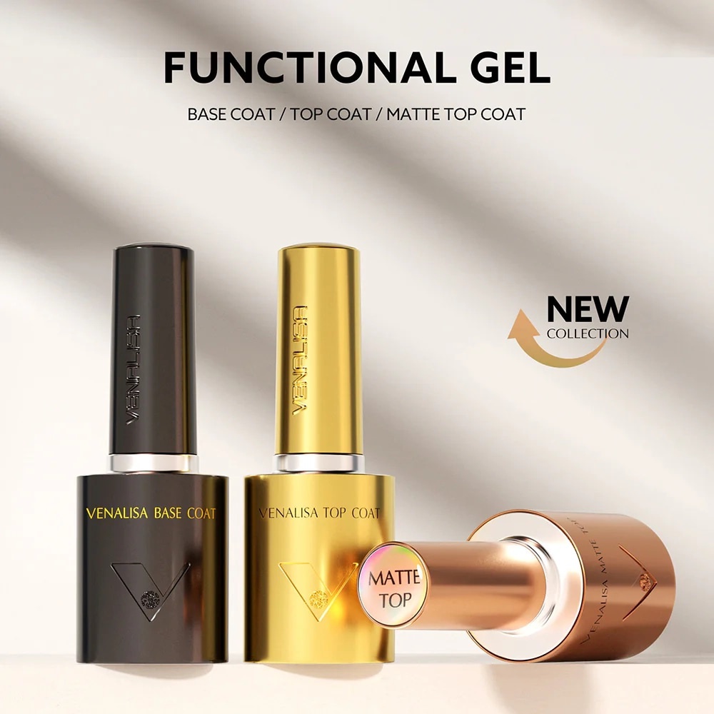 VENALISA - Base Coat + Diamond Top Coat 2x10 ml 5