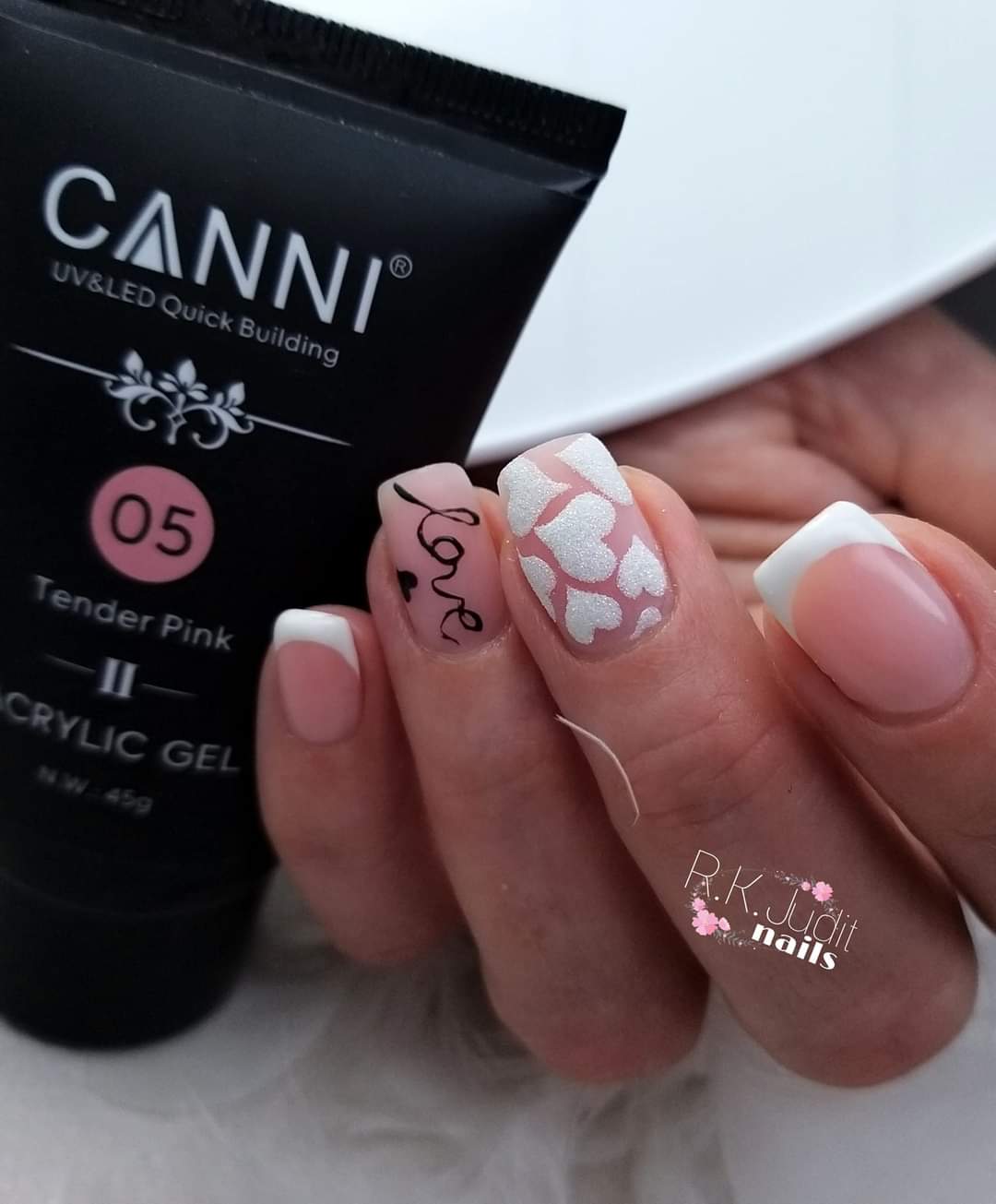 CANNI Akril Gél - HEMA FREE - 45g - No.05 Tender Pink 2