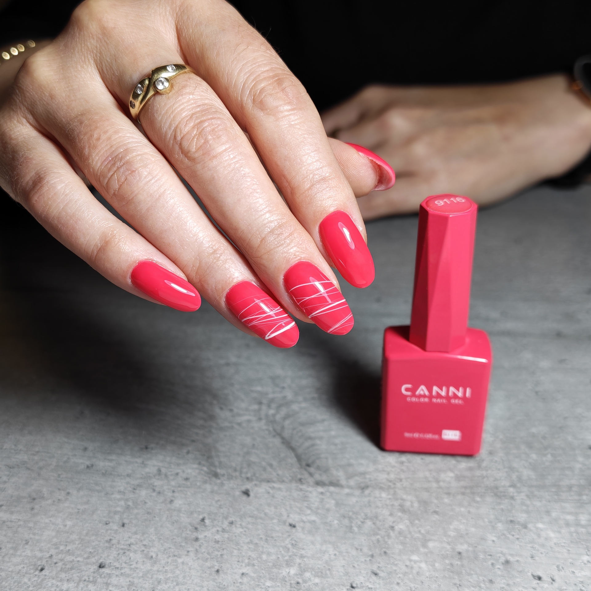 CANNI HEMA FREE UV/LED gél lakk 9ml No.9116 4