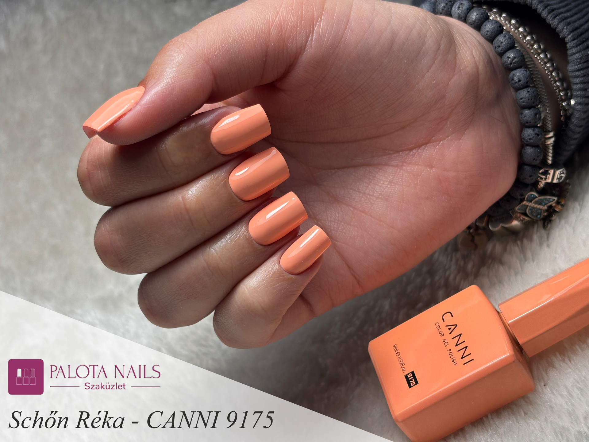 CANNI HEMA FREE UV/LED gél lakk 9ml No.9175 3