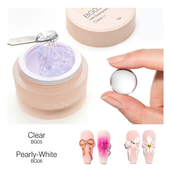 CANNI Sculpting Gel gyurmazselé 10g - BG05 Clear 2
