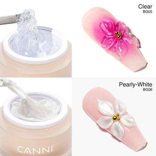 CANNI Sculpting Gel gyurmazselé 10g - BG06 Pearly White 3