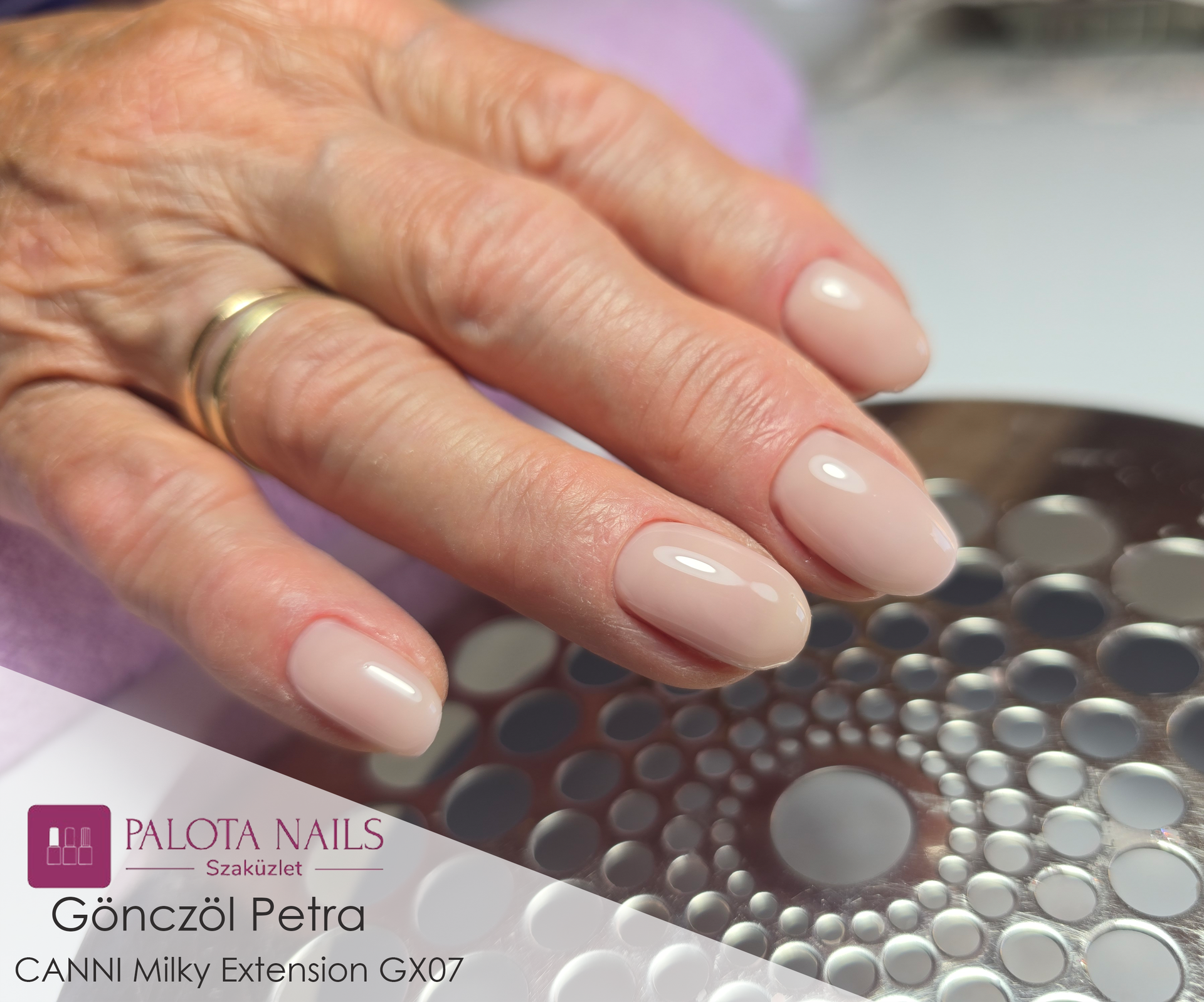 CANNI Milky Extension Gel 225g - GX07 4