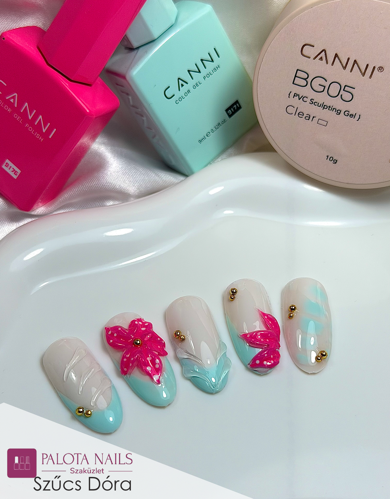 CANNI Sculpting Gel gyurmazselé 10g - BG05 Clear 4