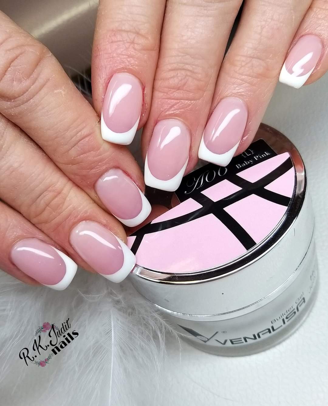 Venalisa Jelly Gel - új formula - 15 ml építőzselé - A06S Baby Pink 3
