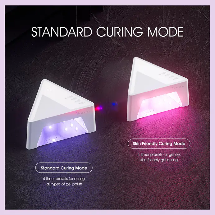 VENALISA Mini vörösfényes UV/LED műkörmös lámpa 28,8W - 24 LED 9