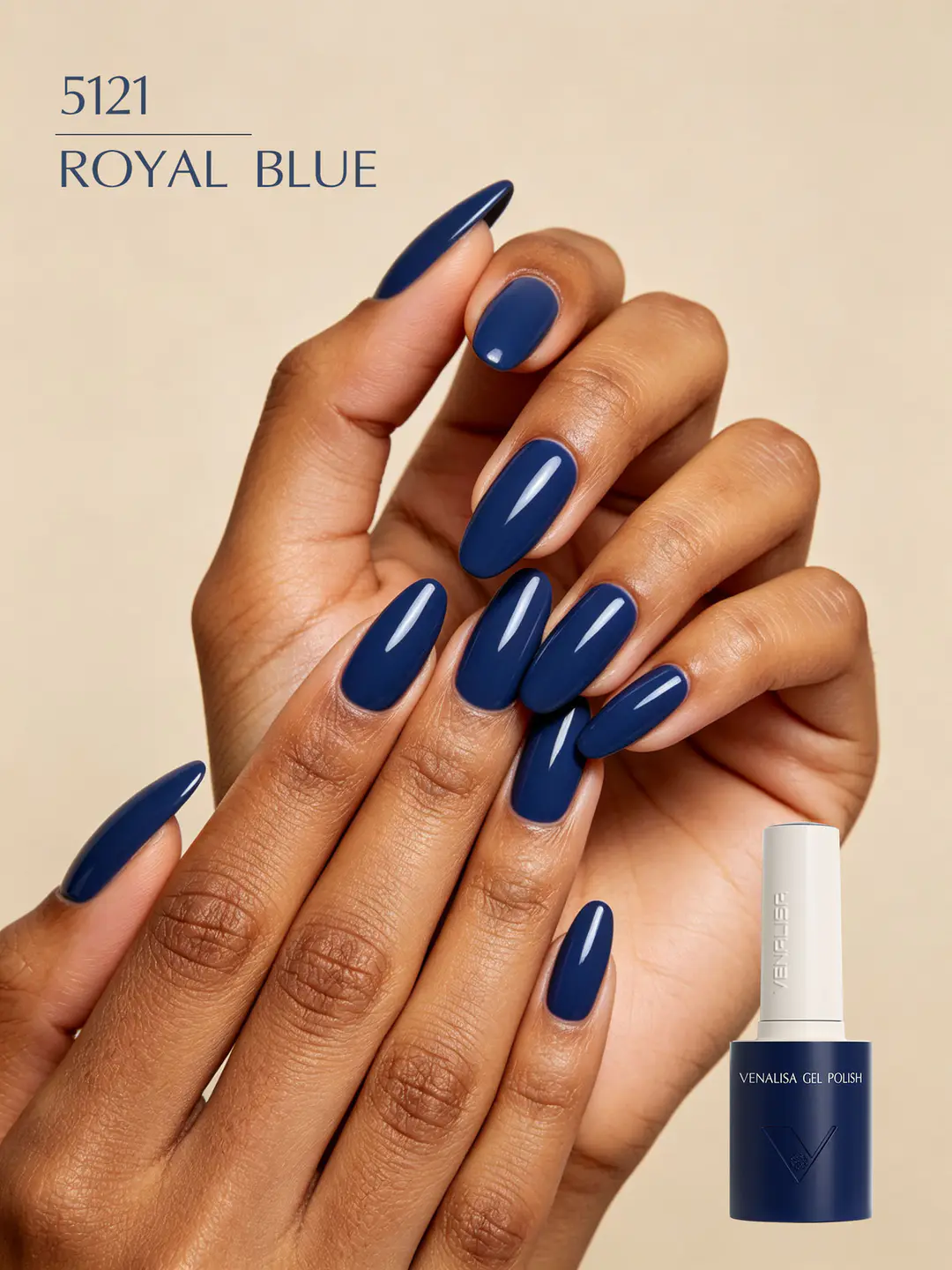 Venalisa UV/LED Gél Lakk 10 ml No.5121 Royal Blue 3
