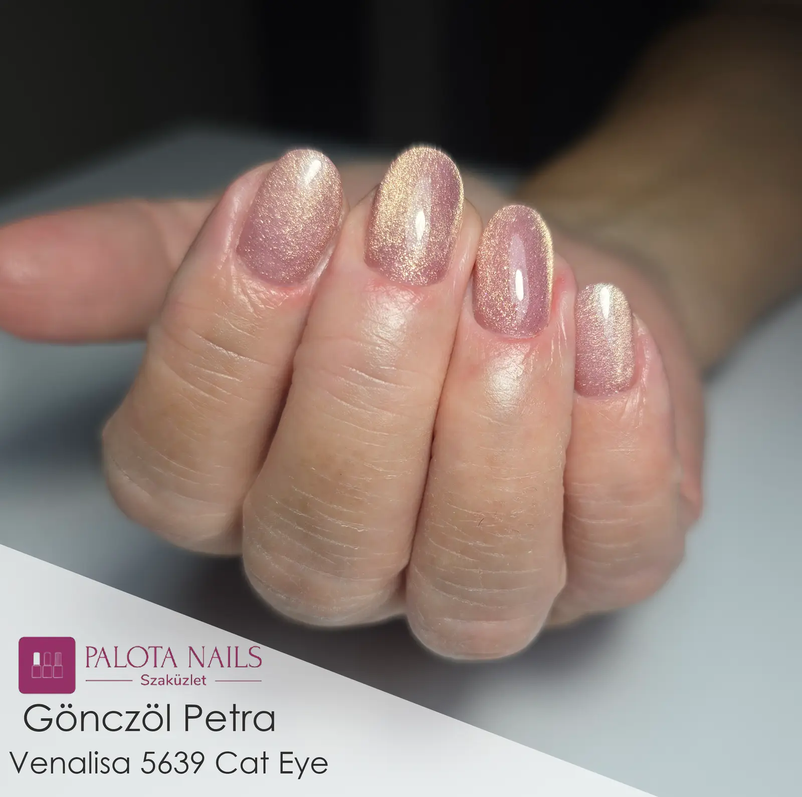Venalisa UV/LED Gél Lakk 10 ml No.5639 - Cat Eye Gel 4