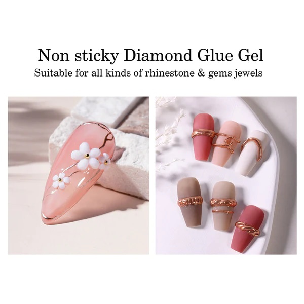 CANNI Fixálásmentes Glue Gel - kőragasztó - 28g 3