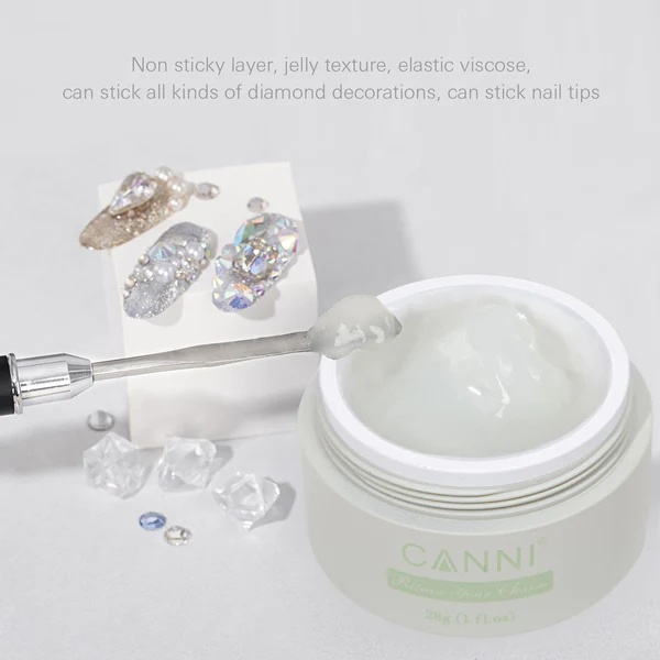 CANNI Fixálásmentes Glue Gel - kőragasztó - 28g 6