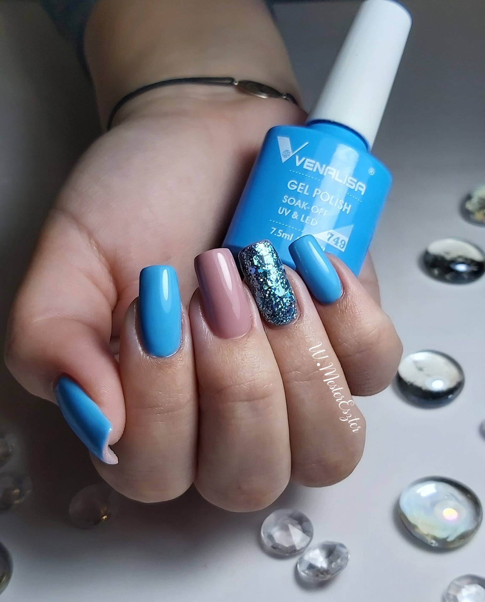 Venalisa UV/LED Gél Lakk 7.5 ml No.749 5