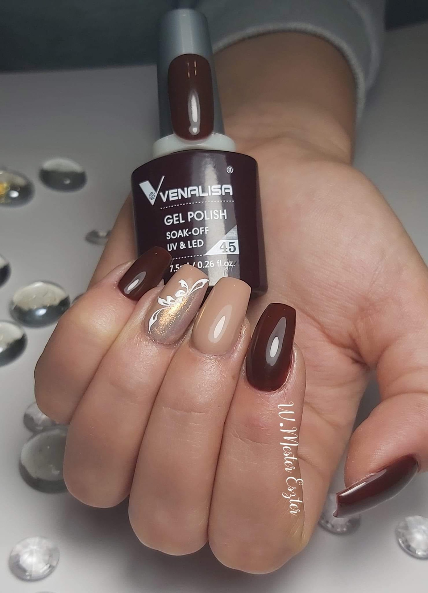 Venalisa UV/LED Gél Lakk No.045 7.5 ml 2