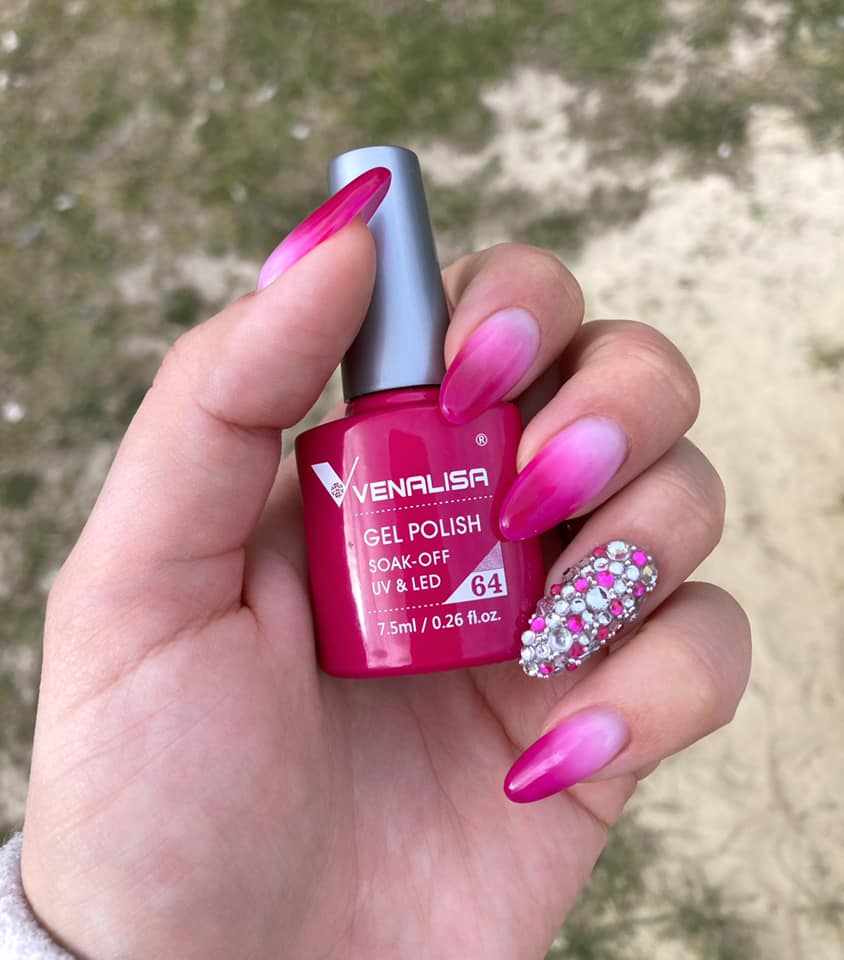 Venalisa UV/LED Gél Lakk No.064 7.5 ml - Magenta 2