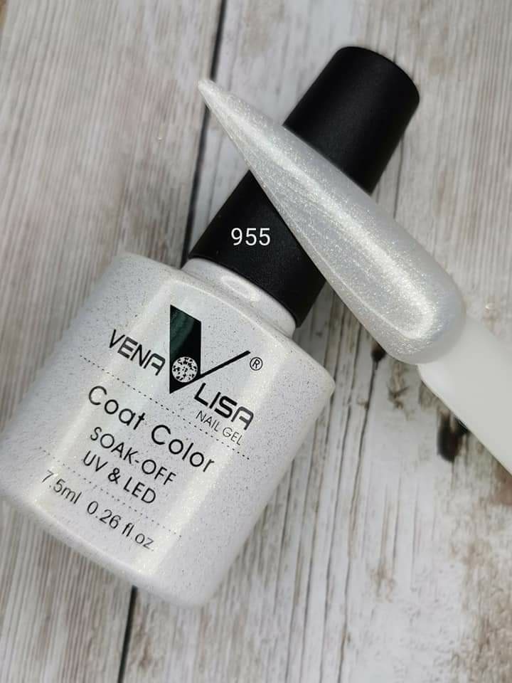 Venalisa UV/LED Gél Lakk No.955 7.5 ml (átlátszós, gyöngyházas) 3