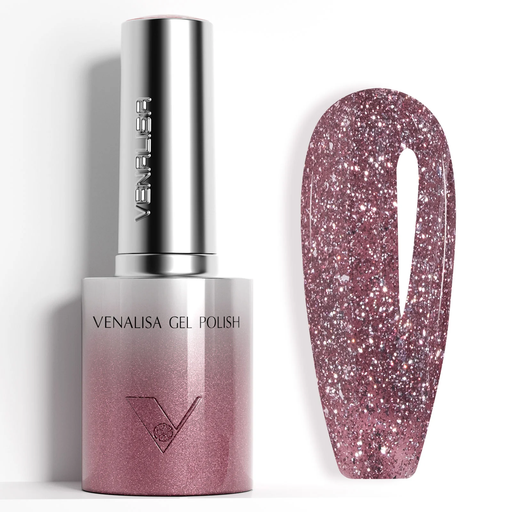 Venalisa UV/LED Gél Lakk 10 ml No.5604 - Glitter Gel