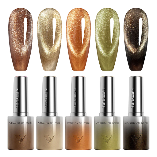 Venalisa 5 db-os UV/LED Cat Eye gél lakk szett - 5x10 ml - GC11