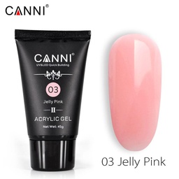 CANNI Akril Gél - HEMA FREE - 45g - No.03 Jelly Pink